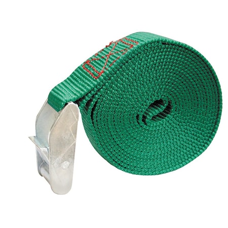 Jones Stephens 1in. x 8ft Cam Strap Twin Pack, Green S20203